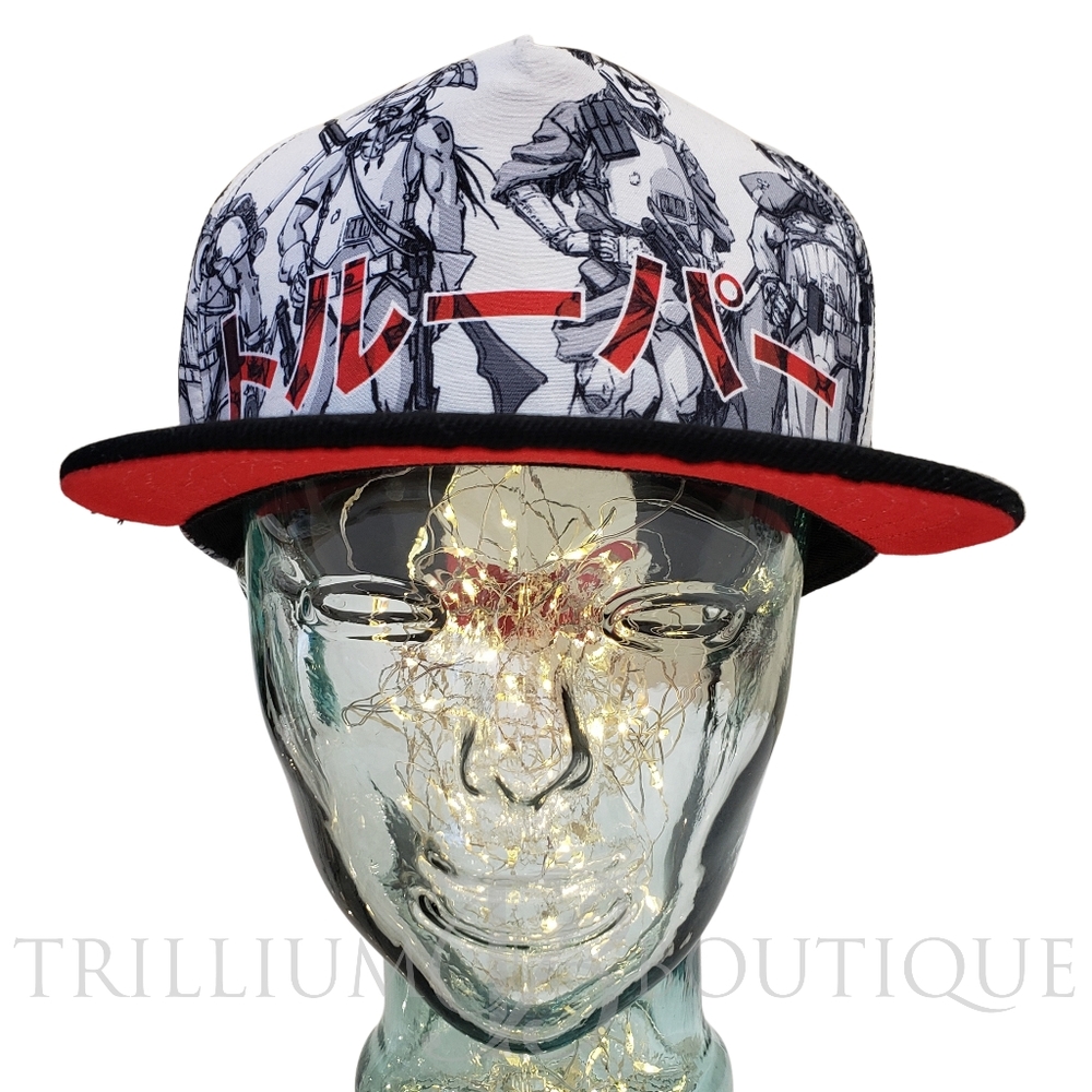 Concept One Star Wars Visions Stormtrooper Snapback Flat Bill Cap Hat Streetwear